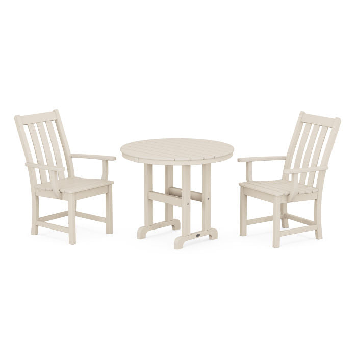 Polywood Vineyard 3-Piece Round Dining Set PWS1351-1