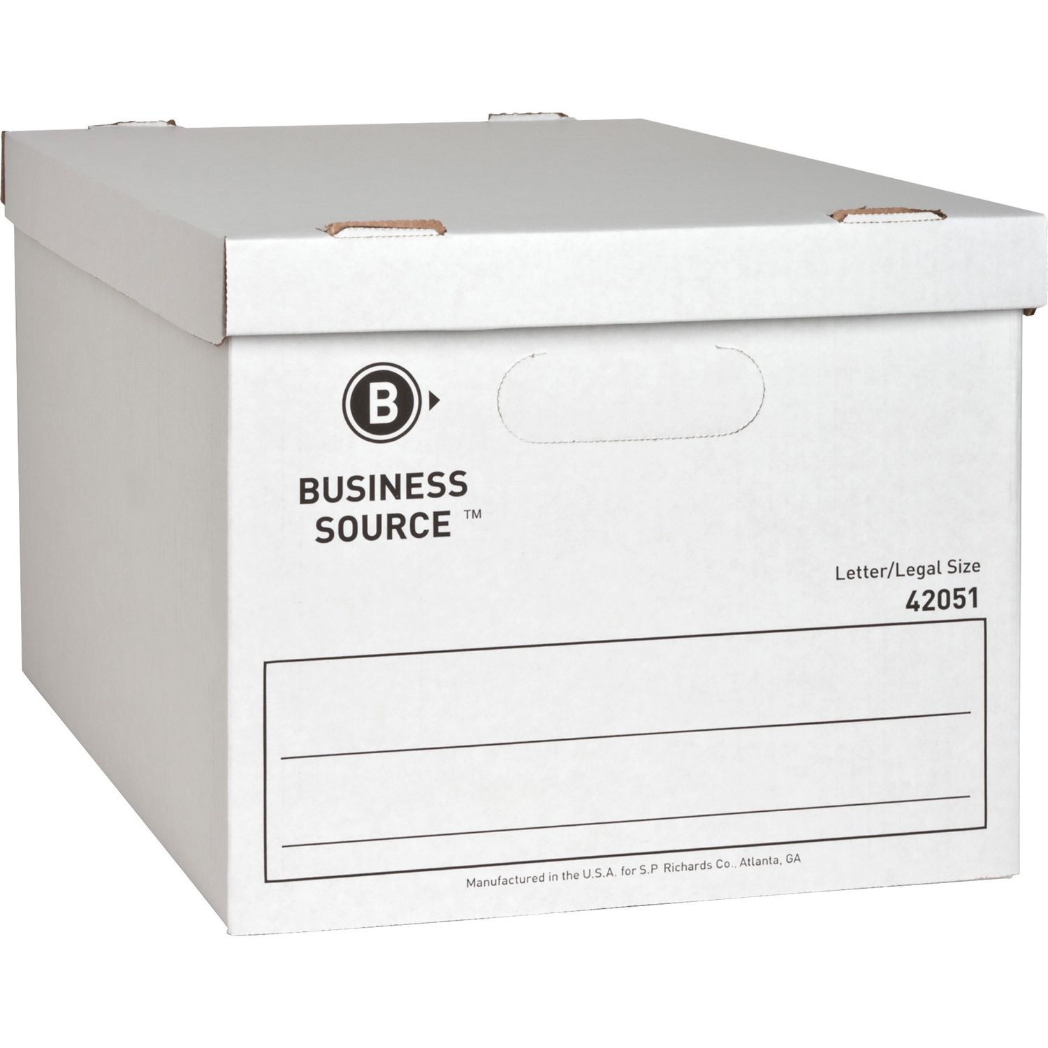 Economy Storage Box with Lid by Business Source BSN42051