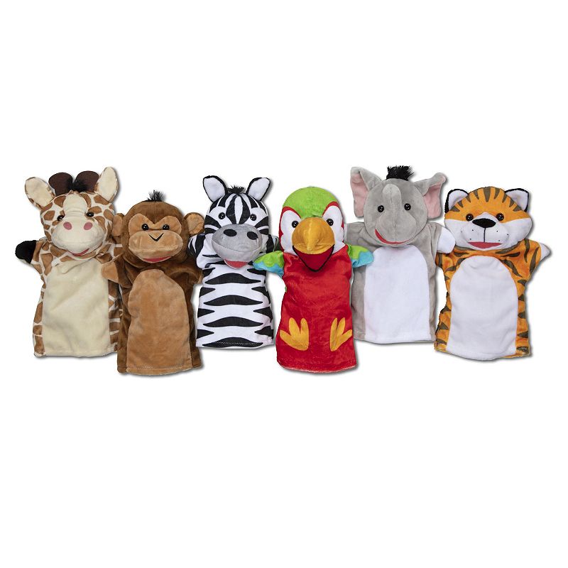 Melissa and Doug Safari Buddies Hand Puppets Set