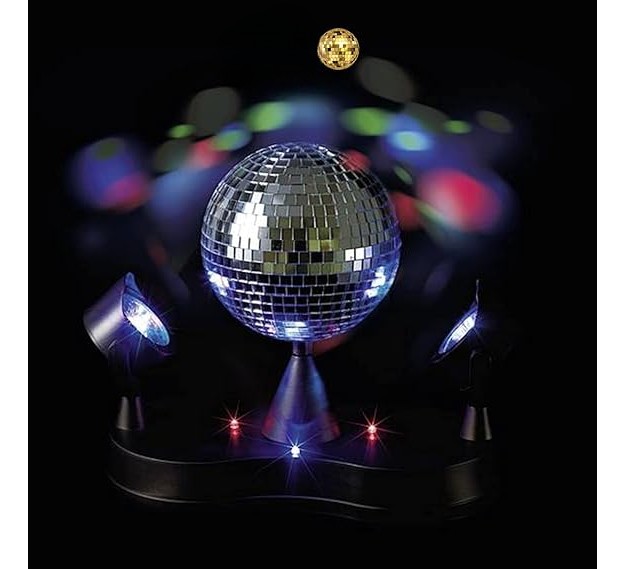 Kicko Disco Light Multi colored Led Revolving Strobe Light Ball