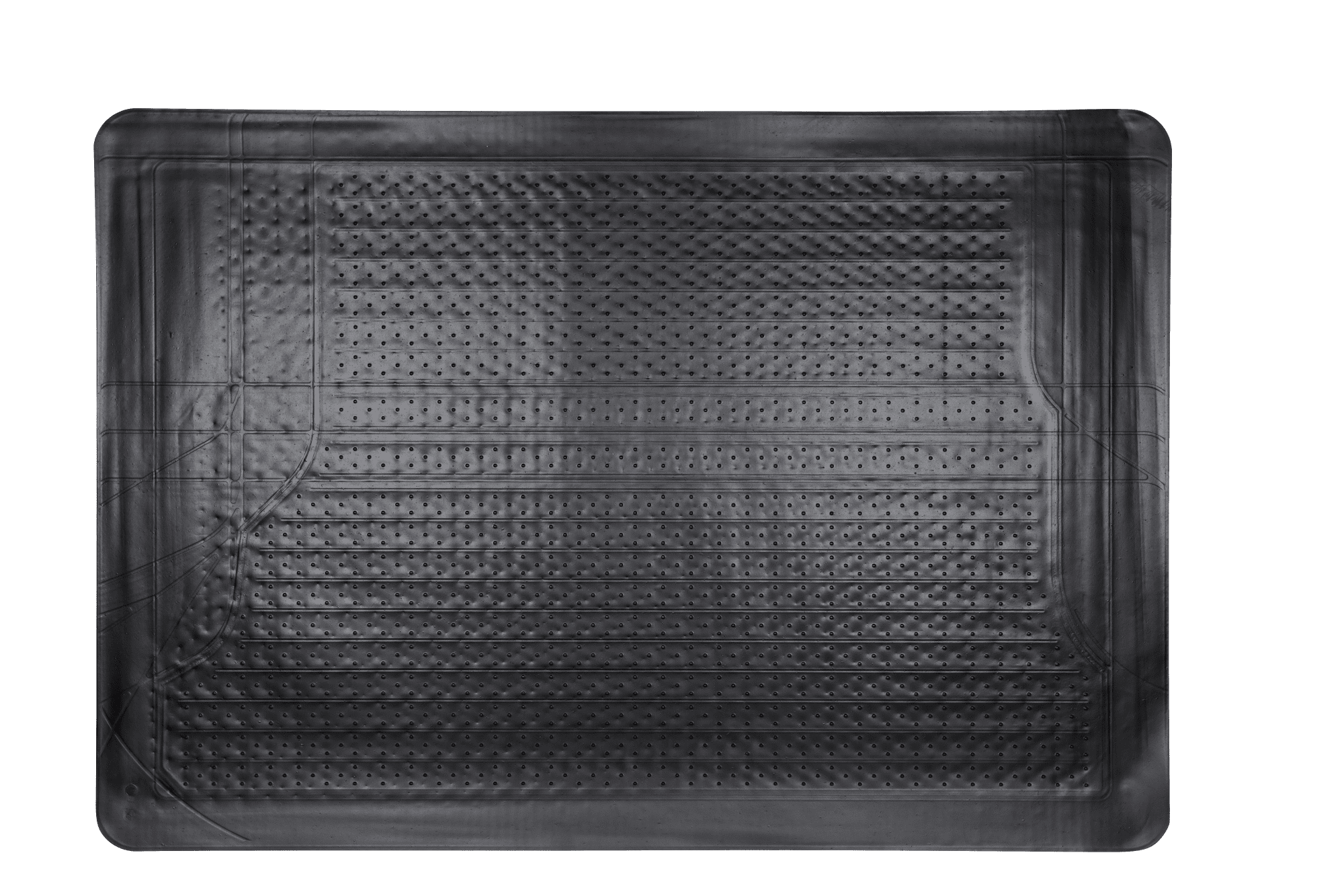 Auto Drive 1PC Car Floor Mat Cargo Utility Black - Universal Fit， AD071717B