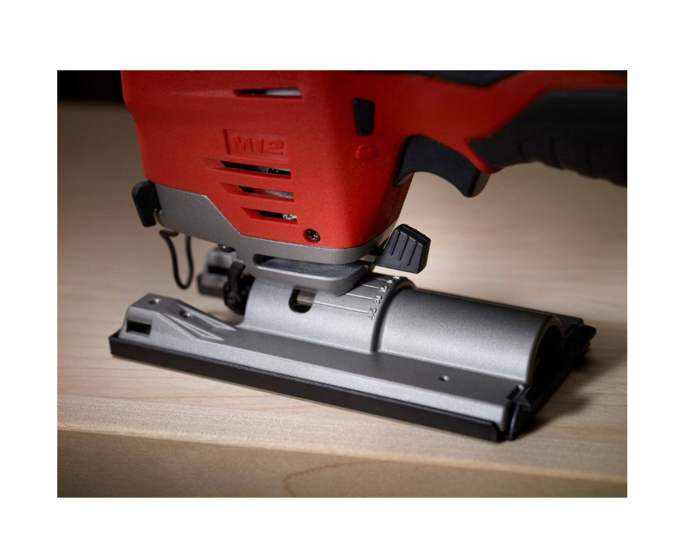 Milwaukee 2467-20-2445-20-48-11-2460 M12 12V Lithium-Ion Cordless 1/4 in. Right Angle Hex Impact Driver w/M12 Cordless Jig Saw and 6.0Ah XC Battery Pack