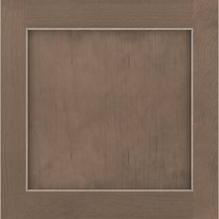 American Woodmark Leesburg 14 916-in. W x 14 12-in. D x 34-in. H Cabinet Door Sample in Maple Latte 98030