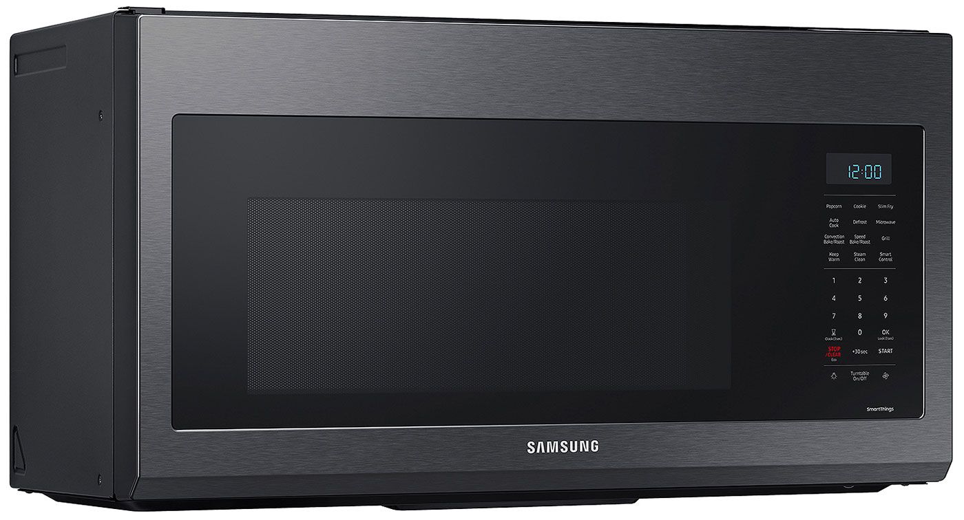  1.7 Cu. Ft. Fingerprint Resistant Black Stainless Steel Over-The-Range Convection Microwave