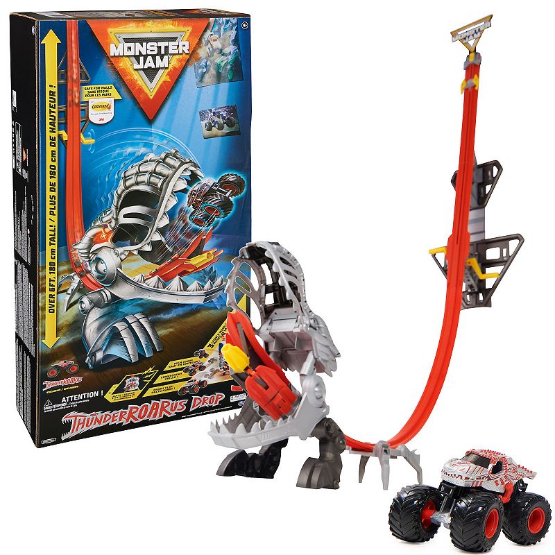 Monster Jam ThunderROARus Drop Playset with Exclusive Monster Truck