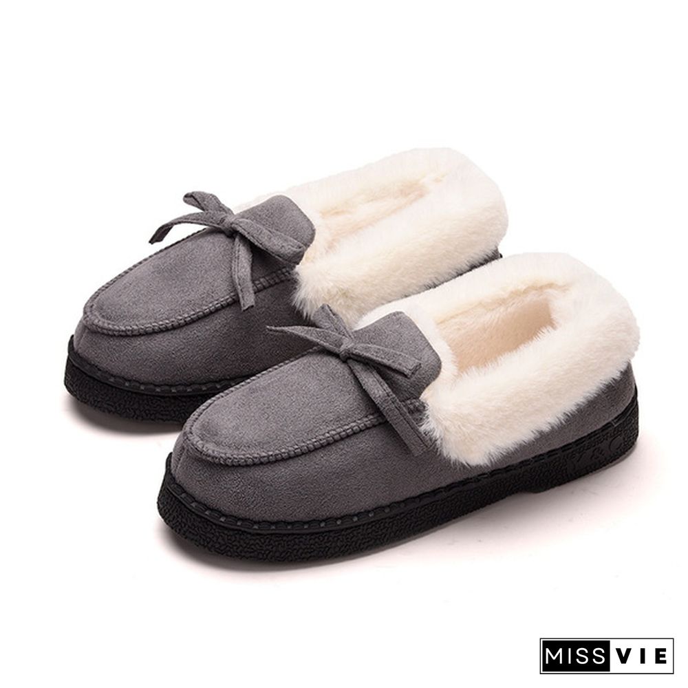 New Winter Warm Women Boots Home Plush Slippers Soft Indoor Shoes Home Slippers