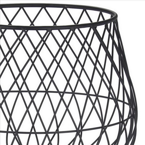 Benjara BM241060 29.5'' Dome Lattice Metal Planter...