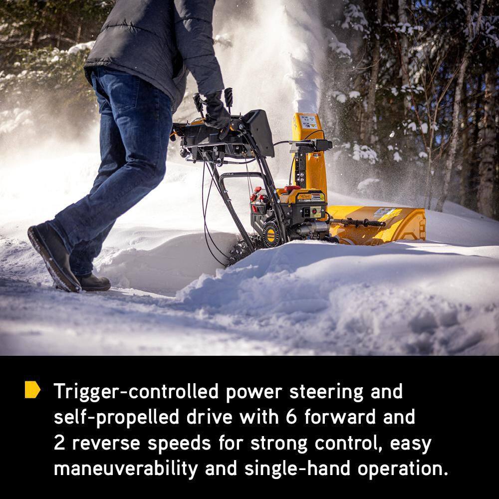 Cub Cadet 2X 26 in. 243cc IntelliPower Two-Stage Electric Start Gas Snow Blower with Power Steering and Steel Chute 2X 26 IP