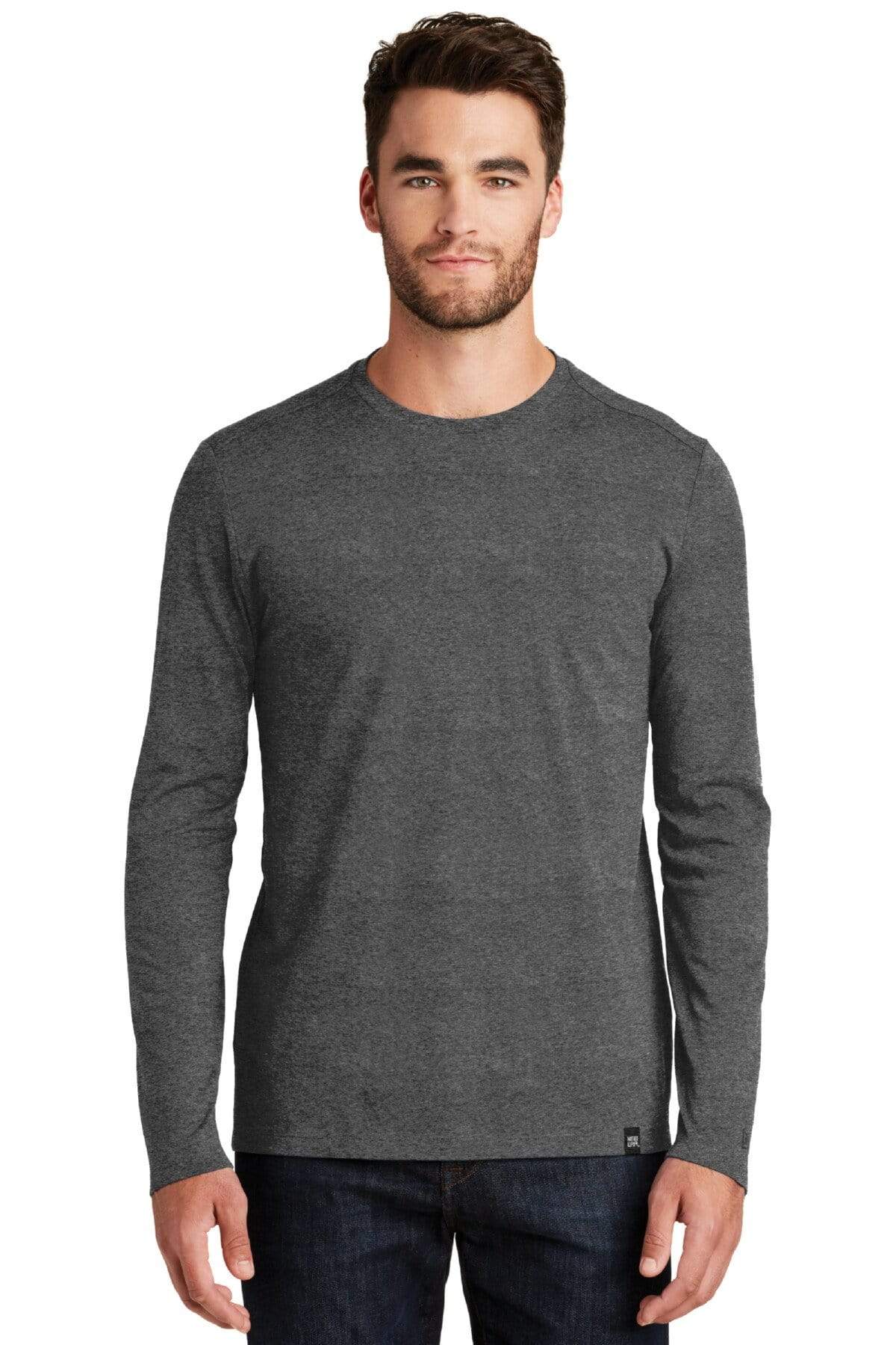 New Era Heritage Blend Long Sleeve Crew Tee