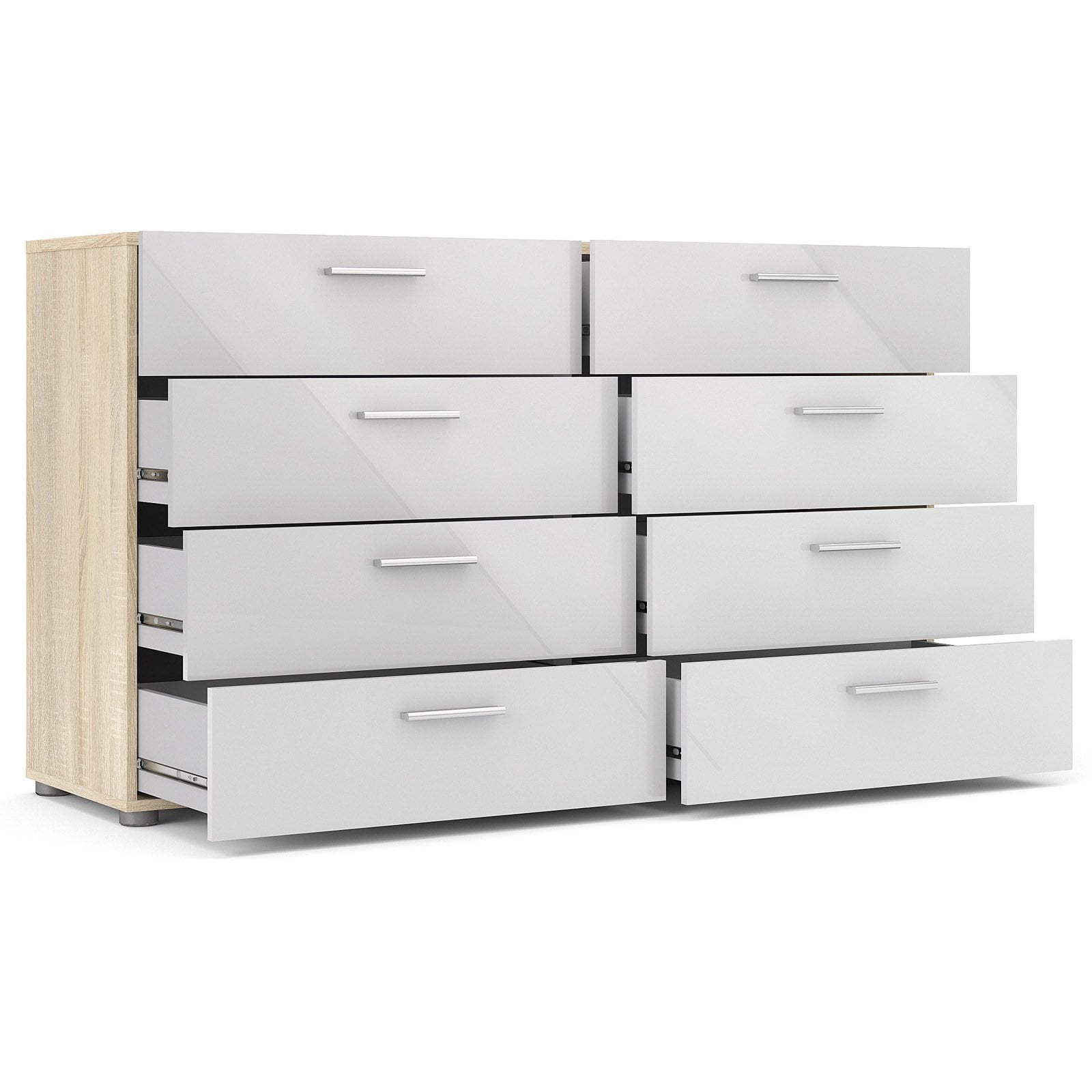 Tvilum Loft 8 Drawer Double Dresser