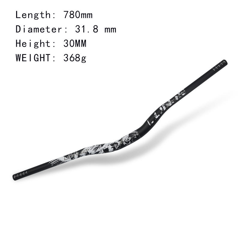 Swallow Shaped Mountain Bike Bicycle Handlebar 31.8x780/720mm MTB Bike Parts Aluminum oy 6061 Cycling Handle Bar