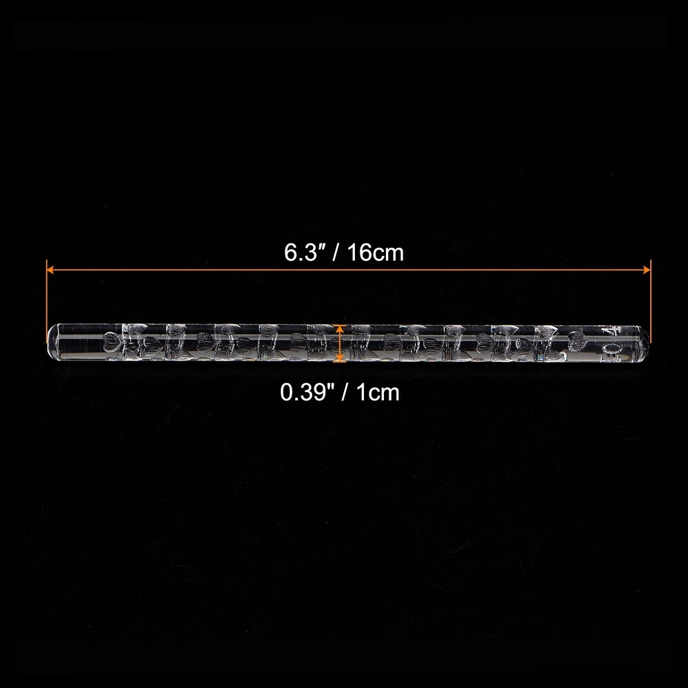 Acrylic Embossed Rolling Pin 16cm x 1cm Little Love Pattern   Transparent