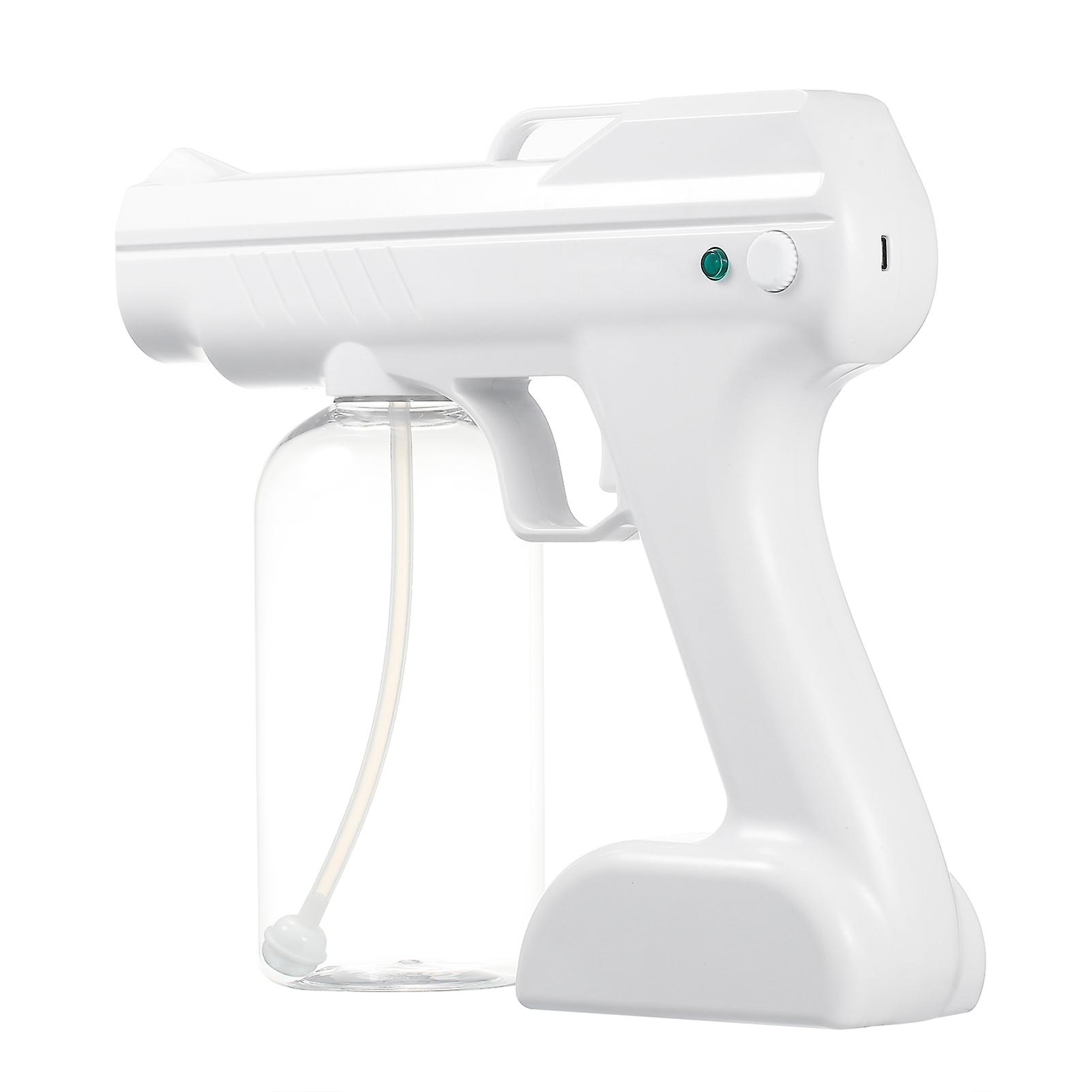 Indoor Outdoor Nano Blue Light Atomizer Portable Electric Sprayer Nozzle Wireless Rechargeable Usb Nano Atomizer With Large Capacity Black