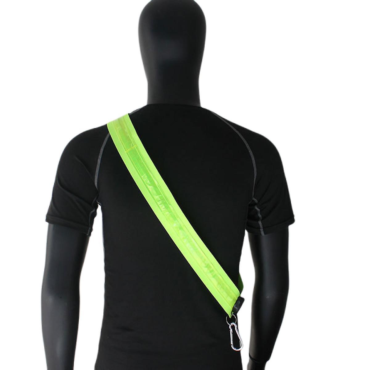 Led Night Running Gear High Visibility Reflective Sash Rechargeable Running Reflective Gear Safety Reflector For Women