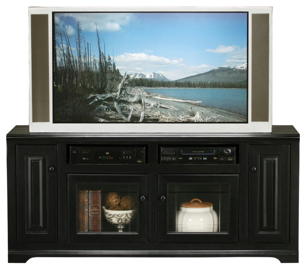 Eagle Furniture Savannah 66 quotTall Entertainment Console   Farmhouse   Entertainment Centers And Tv Stands   by Eagle Furniture  Houzz