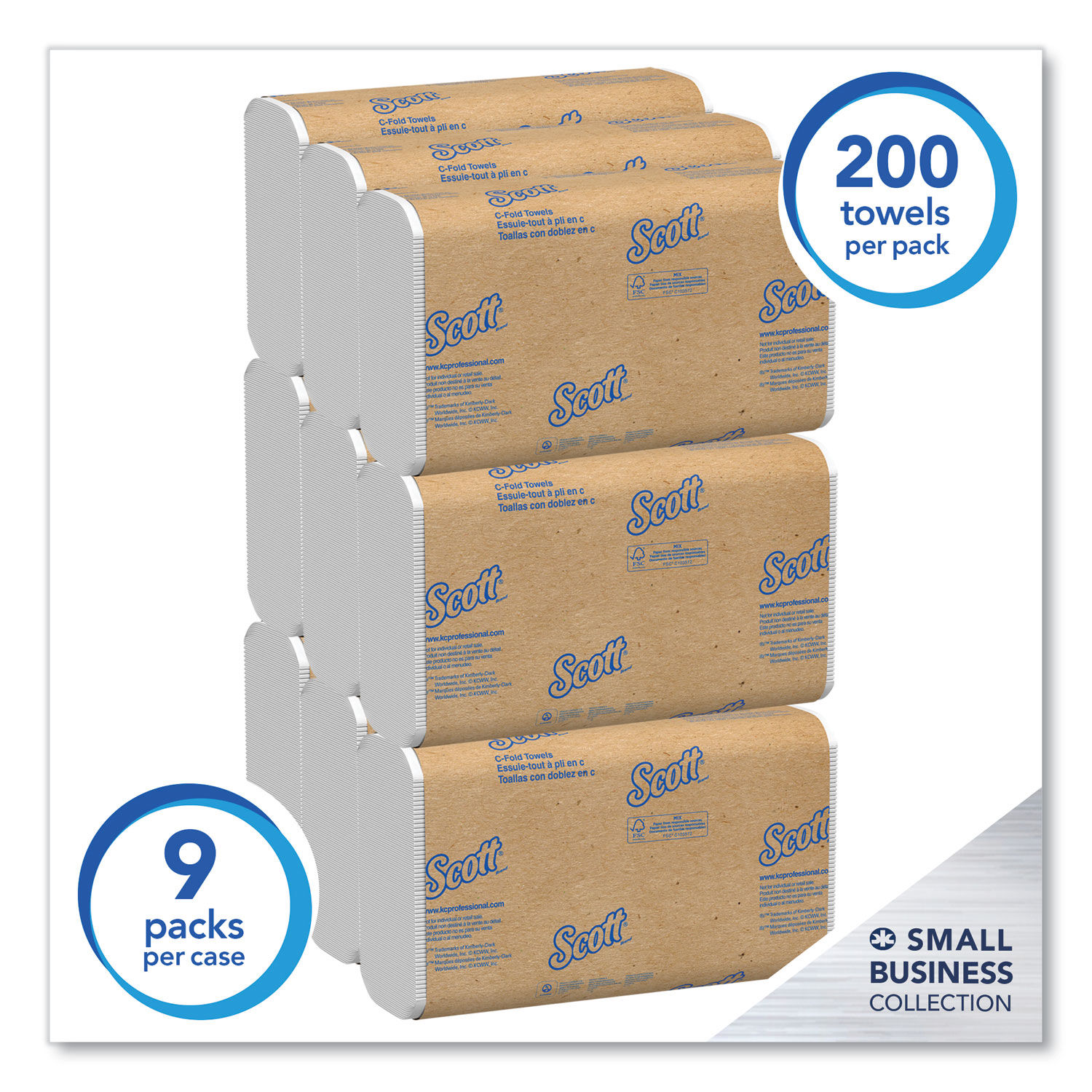 Essential C-Fold Towels for Business by Scottandreg; KCC03623