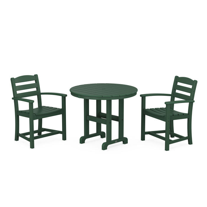 Polywood La Casa Café 3-Piece Round Dining Set PWS1332-1