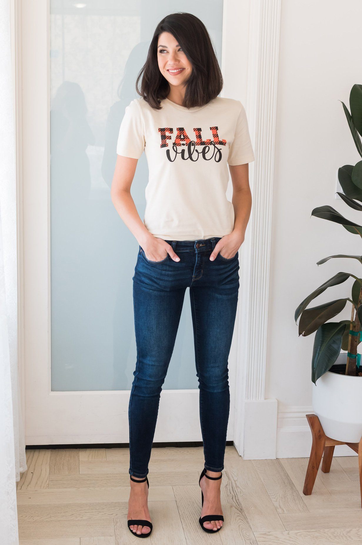 Fall Vibes Modest Graphic Tee