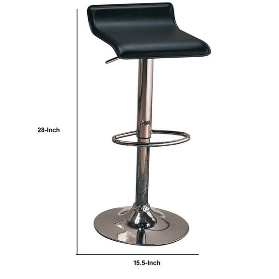 Benzara BM69372 Contemporary Backless Seat Bar Sto...