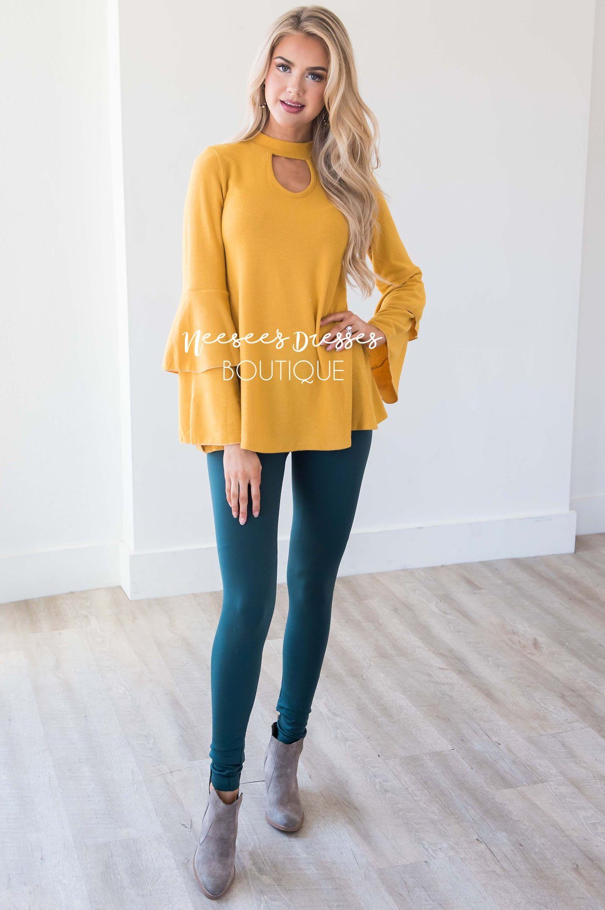 Romantic Flounce Sleeve Sweater