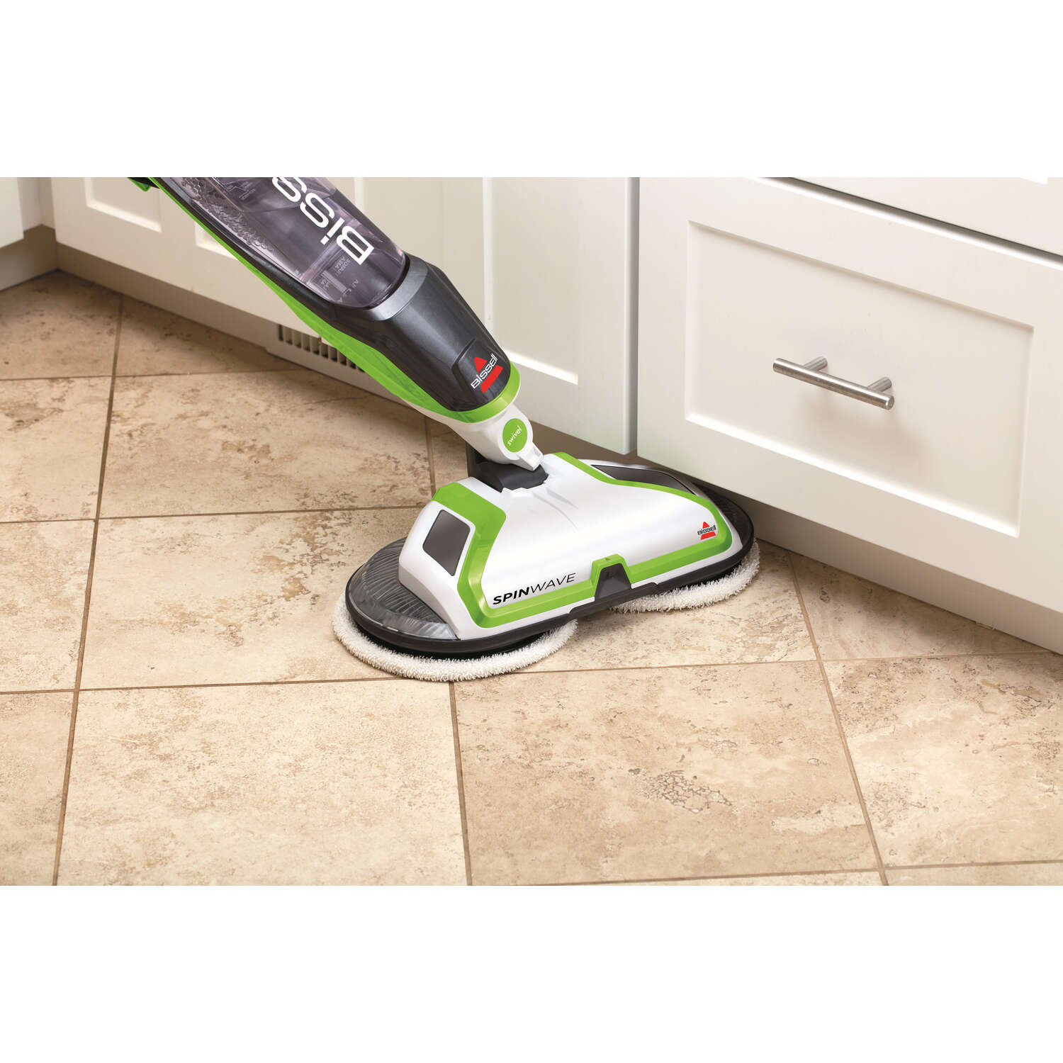 Bissell SpinWave Bagless Scrubber 0.9 amps Standard Lime/White