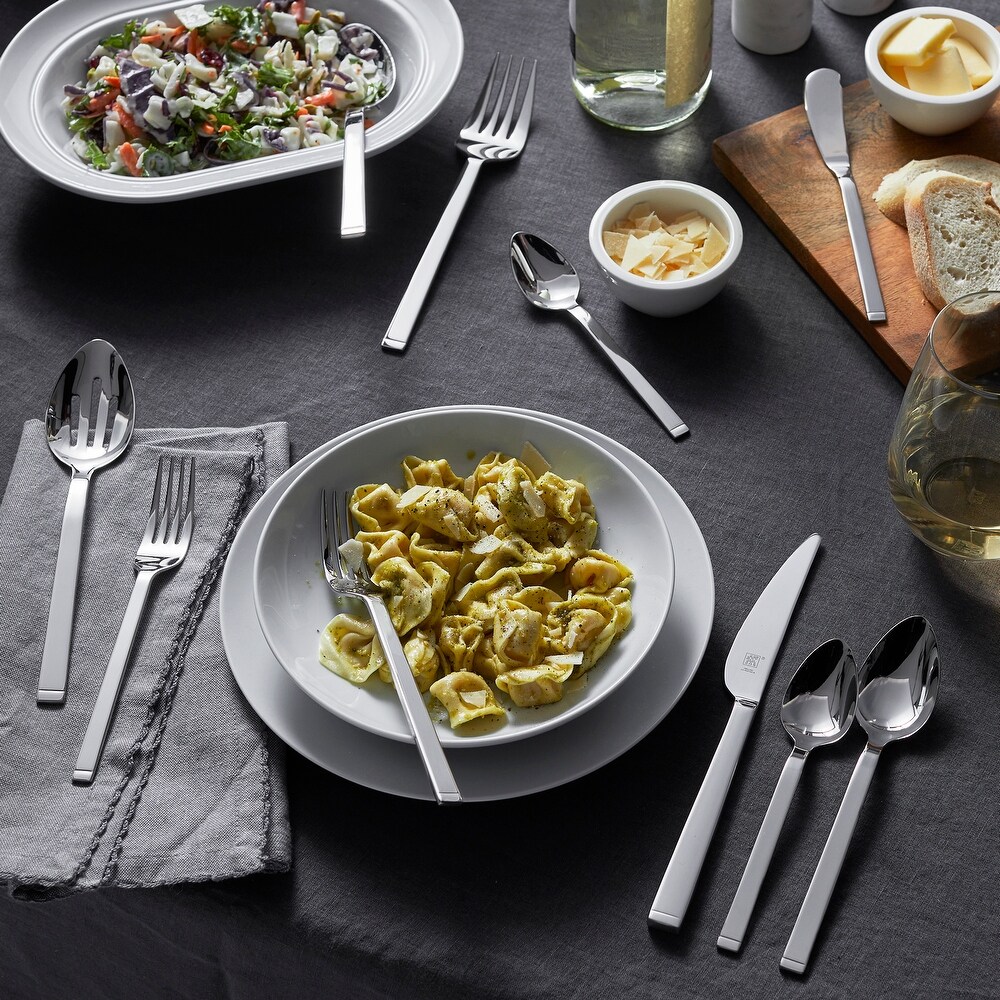 ZWILLING Squared 45 pc 18/10 Stainless Steel Flatware Set