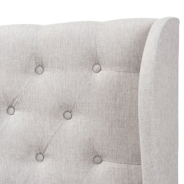 The Gray Barn Tulip Hill Fabric Winged Headboard - - 23599235