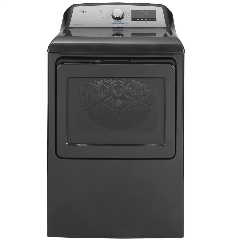 Ge Appliances GTD84ECPNDG Ge® 7.4 Cu. Ft. Capacity Smart Aluminized Alloy Drum Electric Dryer With Sanitize Cycle And Sensor Dry