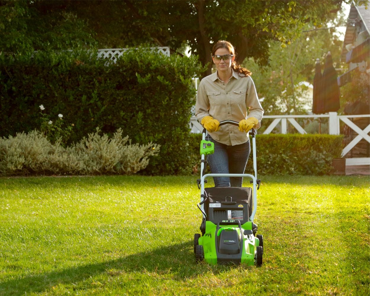 40V 16-Inch Cordless Lawn Mower | Greenworks