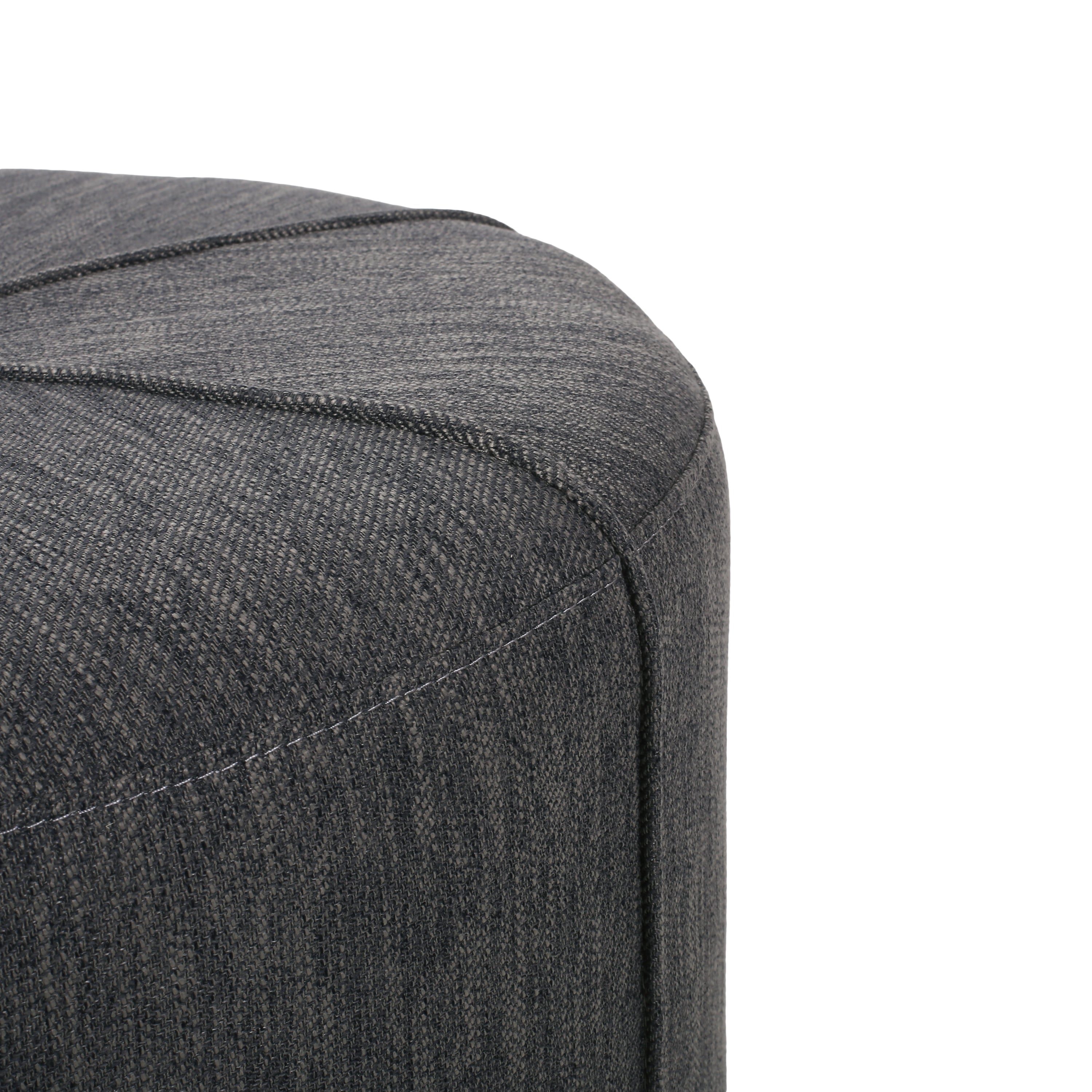 Bergeson Fabric Upholstered Round Ottoman