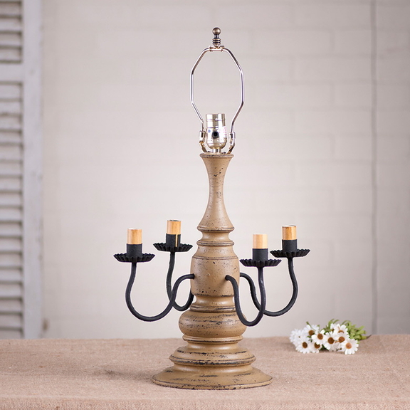 Irvin's Tinware 9158TPWD Harrison Lamp Base in Ame...