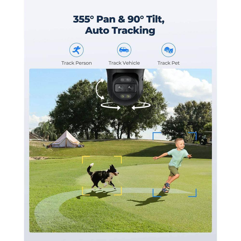 REOLINK 4K Auto-track and focus PTZ PoE Wired Camera TMP4K