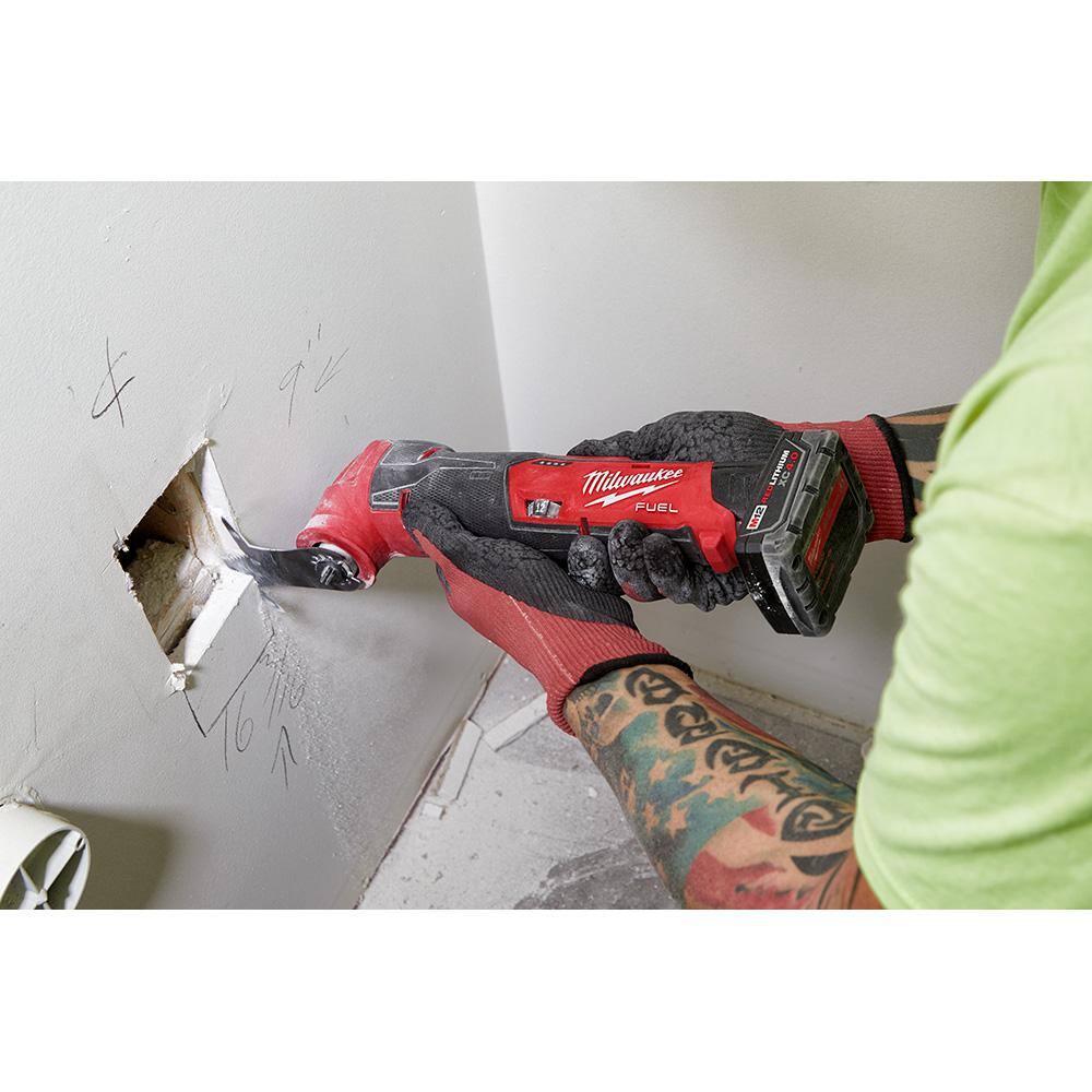 MW M12 FUEL 12V Lithium-Ion Cordless Oscillating Multi-Tool with M12 2.0Ah Battery 2526-20-48-11-2420