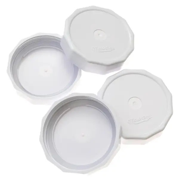 Mason Tops 4-Pack Tough Tops Wide-Mouth Mason Jar Durable Plastic Storage Lids