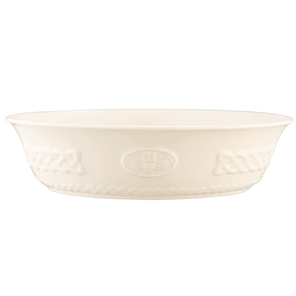 Belleek Classic Claddagh Pasta Bowl