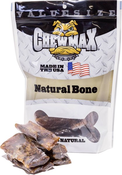 ChewMax Pet Products Back Strap Natural Chew Dog Treats， 9 count