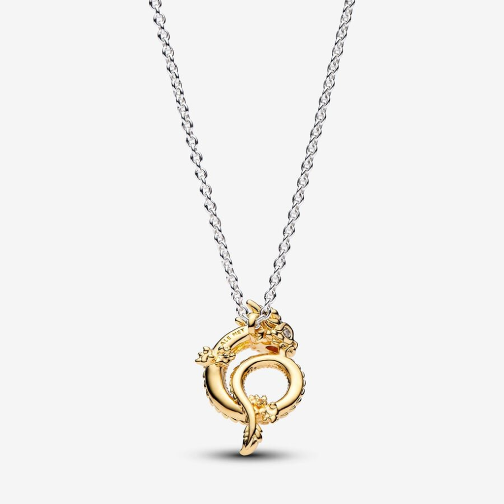 PANDORA  Two-tone Chinese Year of the Dragon Collier Necklace