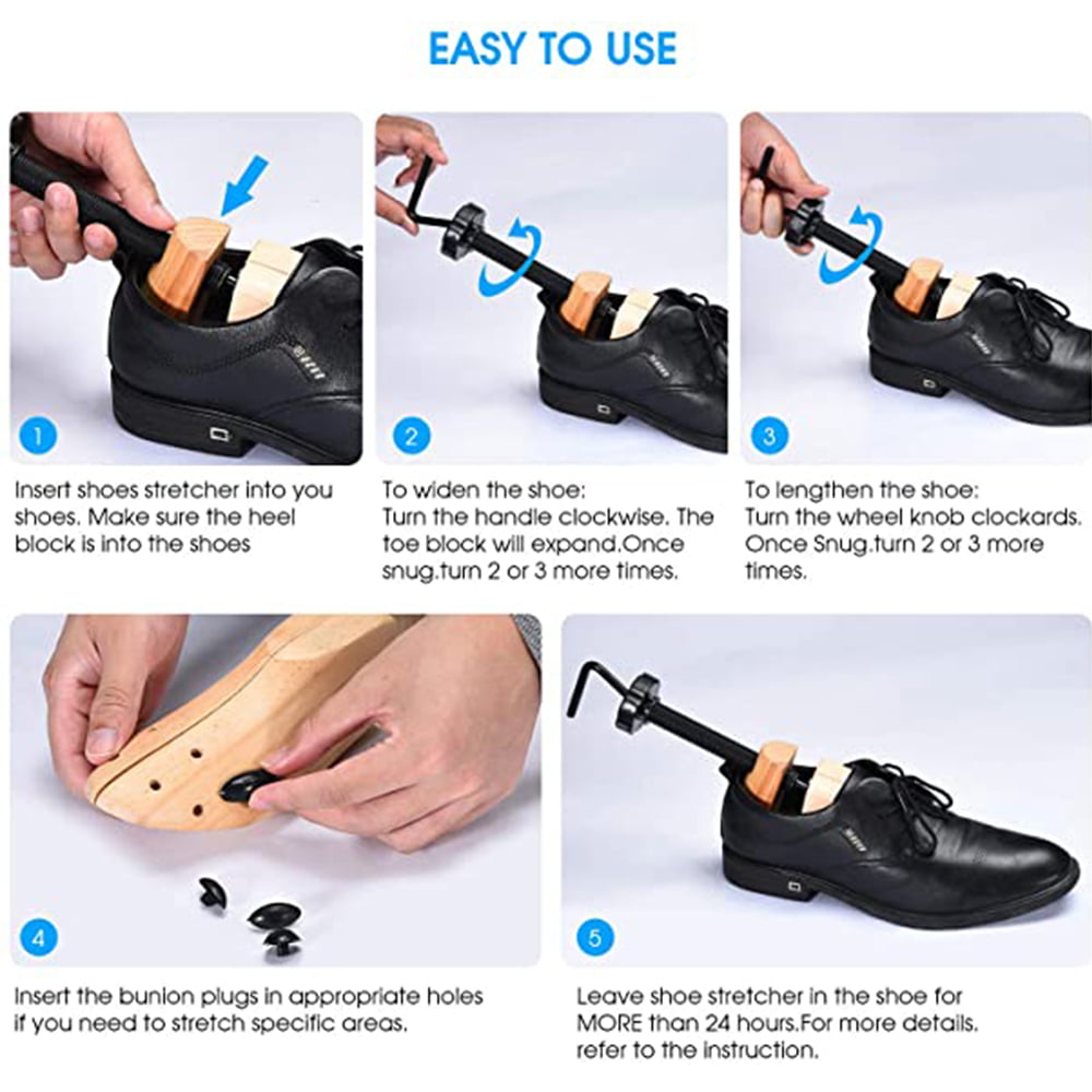 1 Pair Shoe Stretcher Professional Shoe Trees Stretch Width Length for Men Women 39-40