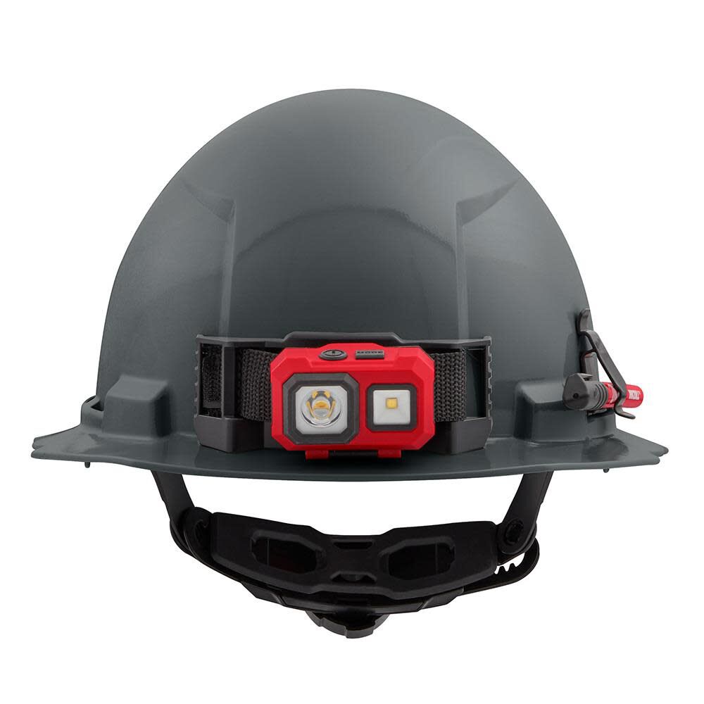 Milwaukee Gray Full Brim Hard Hat with 6pt Ratcheting Suspension Type 1 Class E 48-73-1135 from Milwaukee