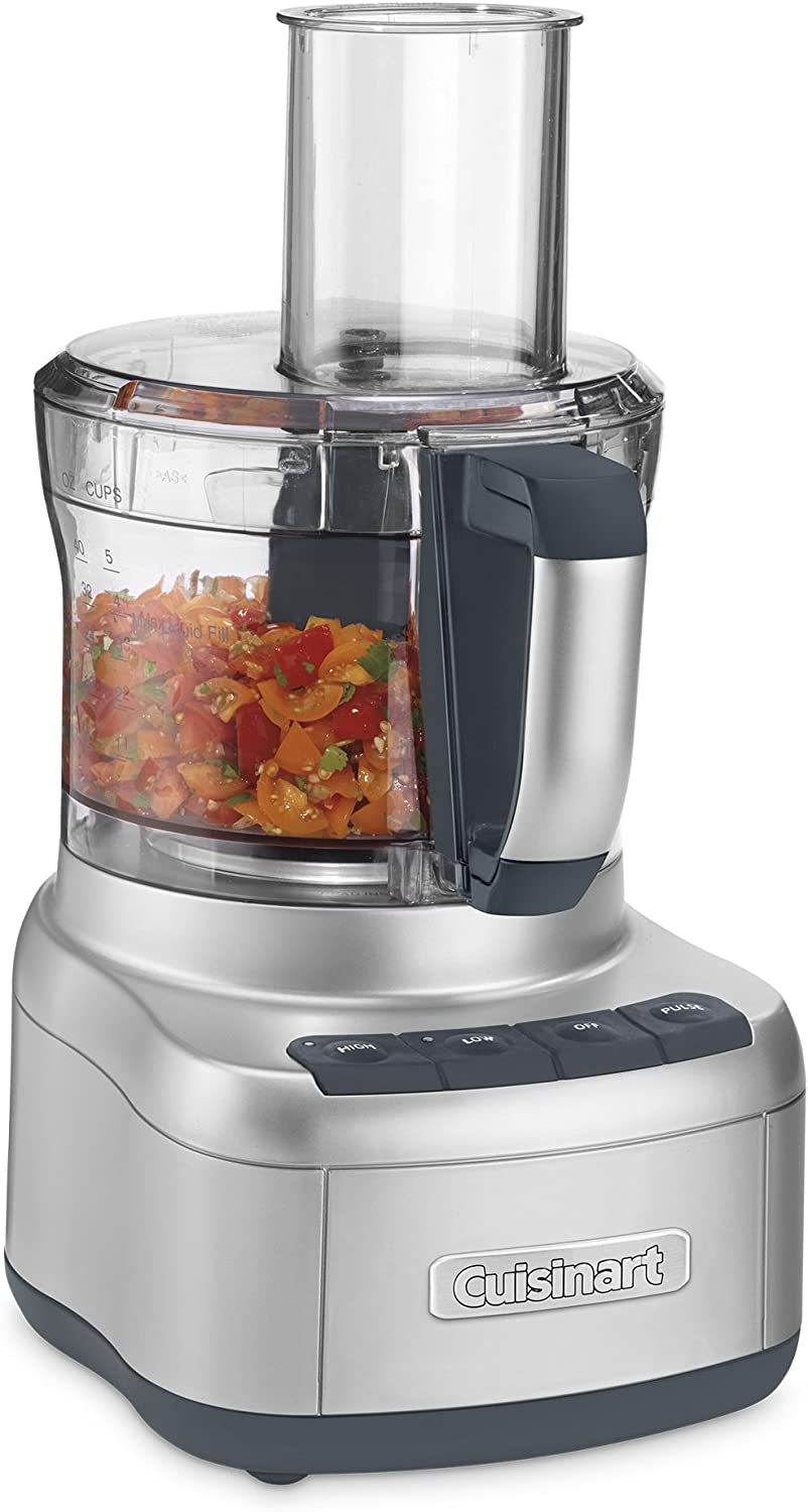 Cuisinart 8 Cup Food Processor， 350-Watt Motor， Medium to Fine Slicing Discs， FP-8SV