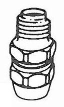 DeVilbiss 240159 P Hc 4955 Hose Connection 1/4 Npt