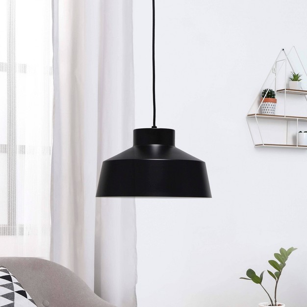 Industrial Barn Pendant Black Lalia Home