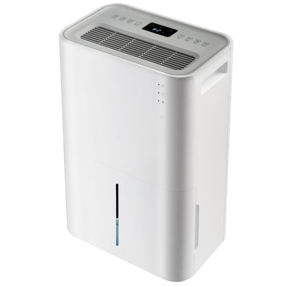 Aoibox 50-Pint Portable Dehumidifier with 4 l Water Tank Auto Shutoff Removable Tank Wheels for Large Rooms SNMX4600