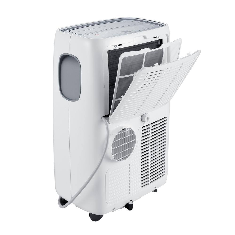 Arctic Wind 10000 BTU (6000 BTU DOE) Portable Air Conditioner with Wheels 350 Sq. Ft. LED Display Auto Restart 3-Speeds in White 2AP10000A