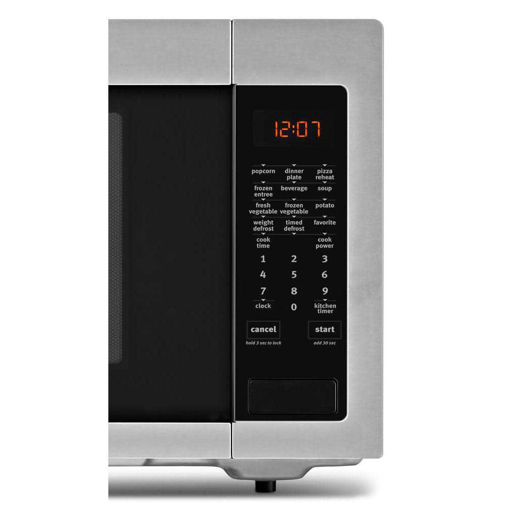 22 cu ft Countertop Microwave with Greater Capacity in Fingerprint Resistant Stainless Steel