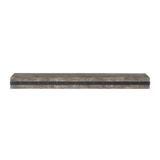 Pearl Mantels 4 ft. Gristmill Finish Cap-Shelf Mantel RPS4836563D