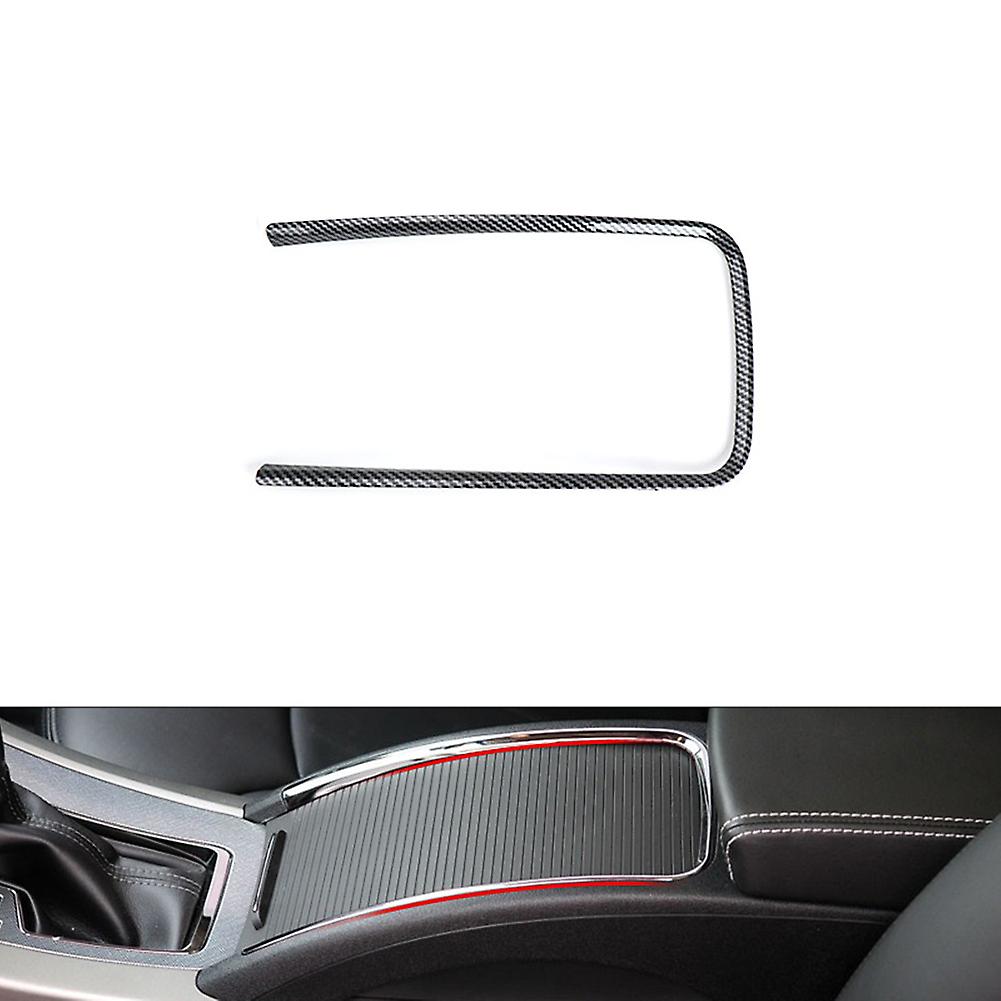 Car Cup Holder Decorative Strp Roller Blind Cover Armrest Box Panel Trim Ring For Buick Lacrosse 2009-2013 Silver