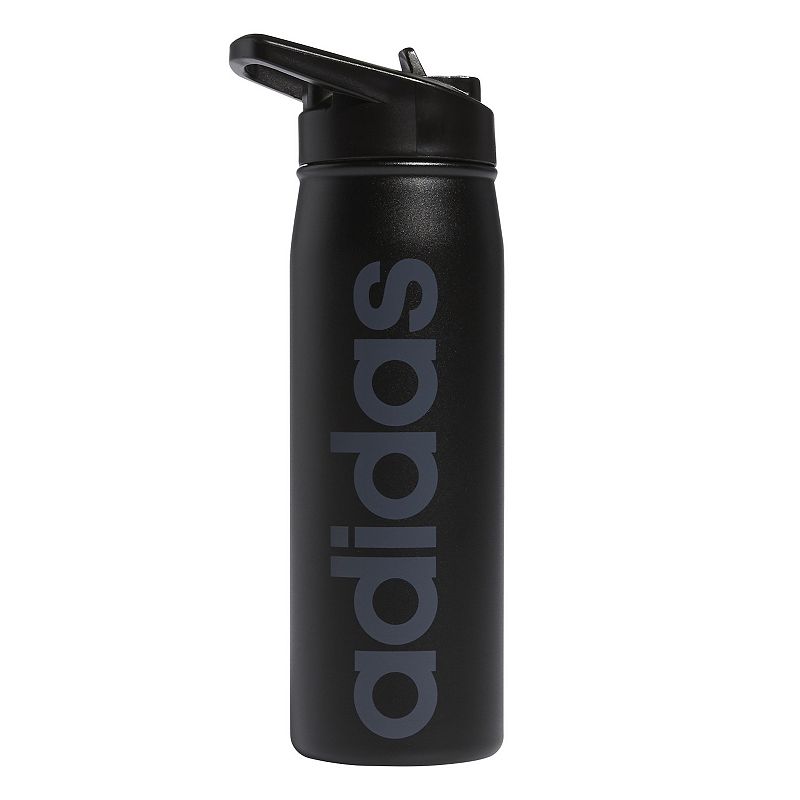 adidas 20-oz. Stainless Steel Water Bottle with Straw