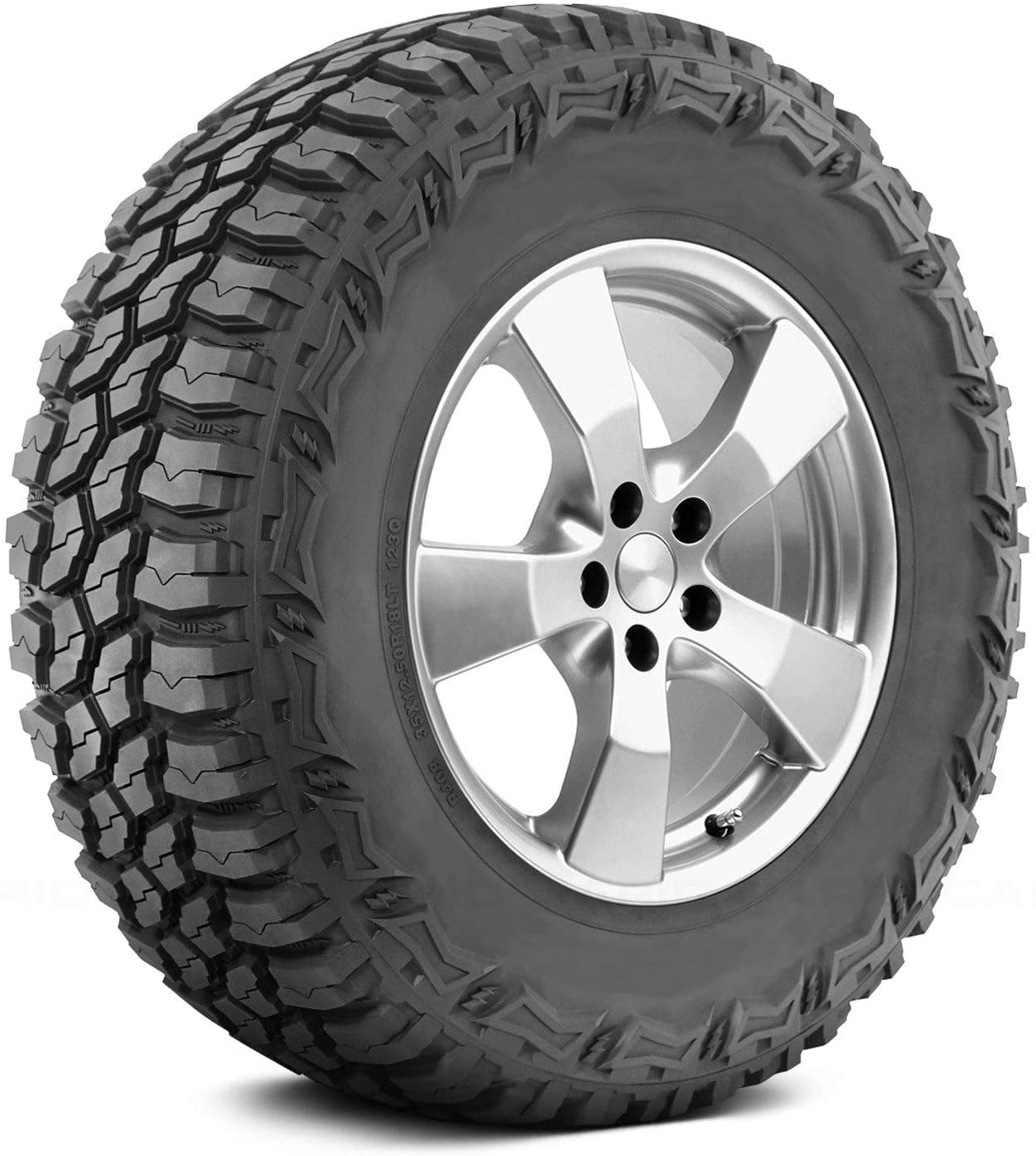 Americus Rugged MT Mud Terrain LT265/75R16 123/120Q XL Light Truck Tire