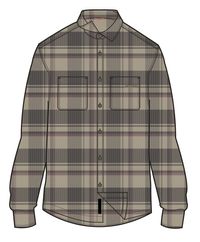 Backcountry Cord Check Shirt - Chinchilla Brown